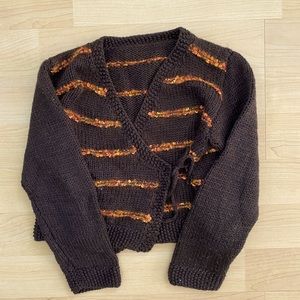 Brown Knit Sweater
